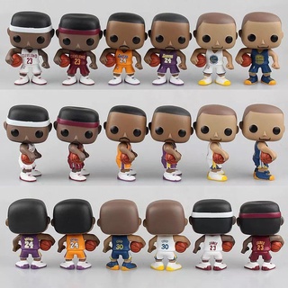 NBA Action Figures Curry,LeBron James,Kobe Bryant,Lillard,Irving Pop Funko Action Figure toys