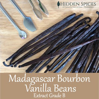 5pods Madagascar Bourbon Vanilla Beans (Extract Grade B)