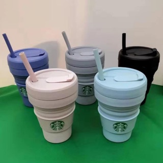Collapsible Cups With Straw - On hand!
