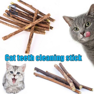 卍✈Cats Cleaning Teeth Catnip Pet Molar Toothpaste Silvervine Stick Cats Teeth Cleaning Stick
