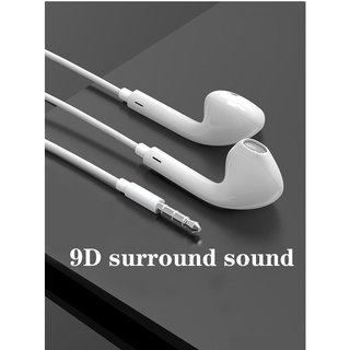 Vivo earphone Wired Magnetic Earphone 3.5mm Bass Subwoofer Stereo Headphone In-Ear Earbuds