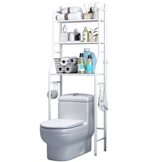 KM✔ Floor Toilet Bathroom Storage Shelf Rack (COD)