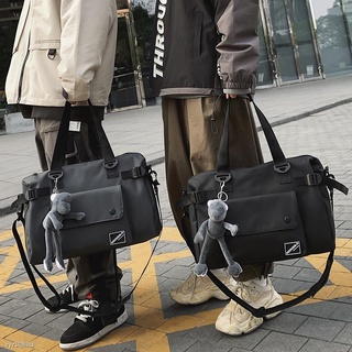 ✜❄Nylon Waterproof Big Capacity Ulzzang Korean Fashion Men 2-Way Tote Bag Shoulder Bag Shopper Bag S