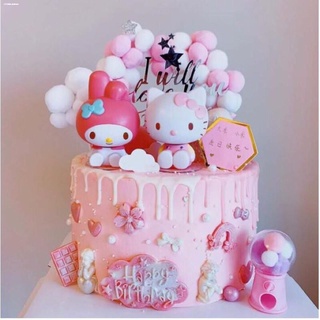 keto bread✽Kiki, Lala, Cinnamoroll, Hello Kitty & My Melody Cake Topper