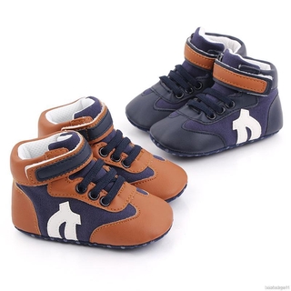 Fashion Baby Boys Girls Patchwork Anti-Slip Shoes Sneakers Toddler Soft Soled First Walkers