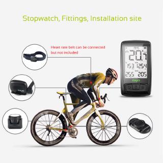 GIYO Wireless Bluetooth 4.0 Bicycle Computer Backlight Waterproof Bicycle Stopwatch BT Wireless Rode Bike Speedometer Odometer Speed/Cadence Sensor (3)