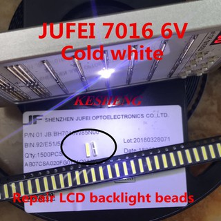 50PCS LED Backlight High Power LED 1W 6V 7016 Cool white LCD Backlight for TV TV Application HbNm