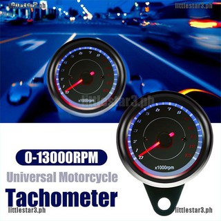 {NUV} LED Backlight 13000 RPM Tachometer Scooter Tacho Gauge Motorcycle Speedometer{FC}