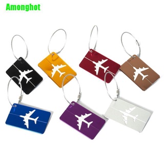 [Amonghot] Aluminium Luggage Tag Travel Accessories Baggage Tags Suitcase Address Label