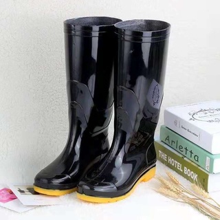 ✷Bota Simple Plain Rain Flood Boots for Men