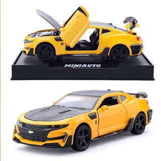 Alloy Toy Car Bumblebee Chevrolet Camaro 1:32 Diecast Collectibles with Box