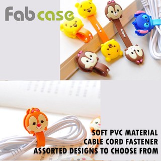 Cartoon Charger Cable Cord Fastener