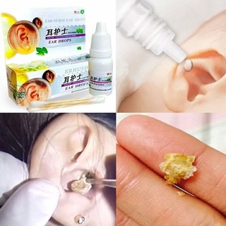 Ear Drops Cleaner Ear Wax Safe Remover Removal Liquid cleaning Pain Health