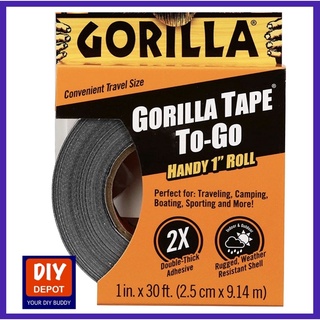 Gorilla Tape To Go 1 inch x 30ft Roll mini duct tape