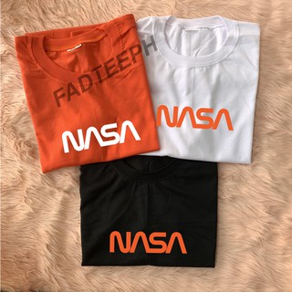 NASA text logo shirt