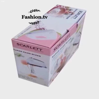 mixers▥◑✇KFY#Scarlett Portable 7 Speeds Professional Baking Hand Mixer