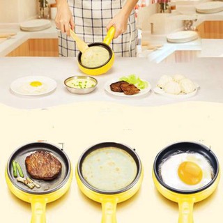 Multifunction household mini egg omelette Pancake Fried Steak Electric Frying Pan Non-Stick US