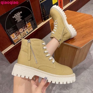2021 new Martin boots women's summer thin British style zipper side low-top incr