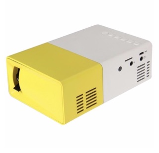 LHR YG-300 600 Lumens Mini Portable Projector (Yellow/White) (7)