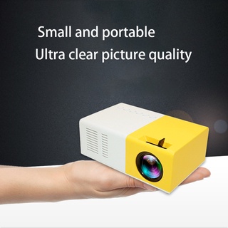 J9 PK Yg 300 Mini Projector Led HD 1080P For AV USB Micro SD Card USB Mini Home Projector Portable (1)