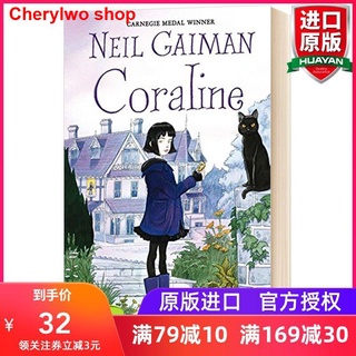 ✟✖Huayan Original Edition Ghost Mother English Original Novel Coraline Neil Gaiman Teenager s Book