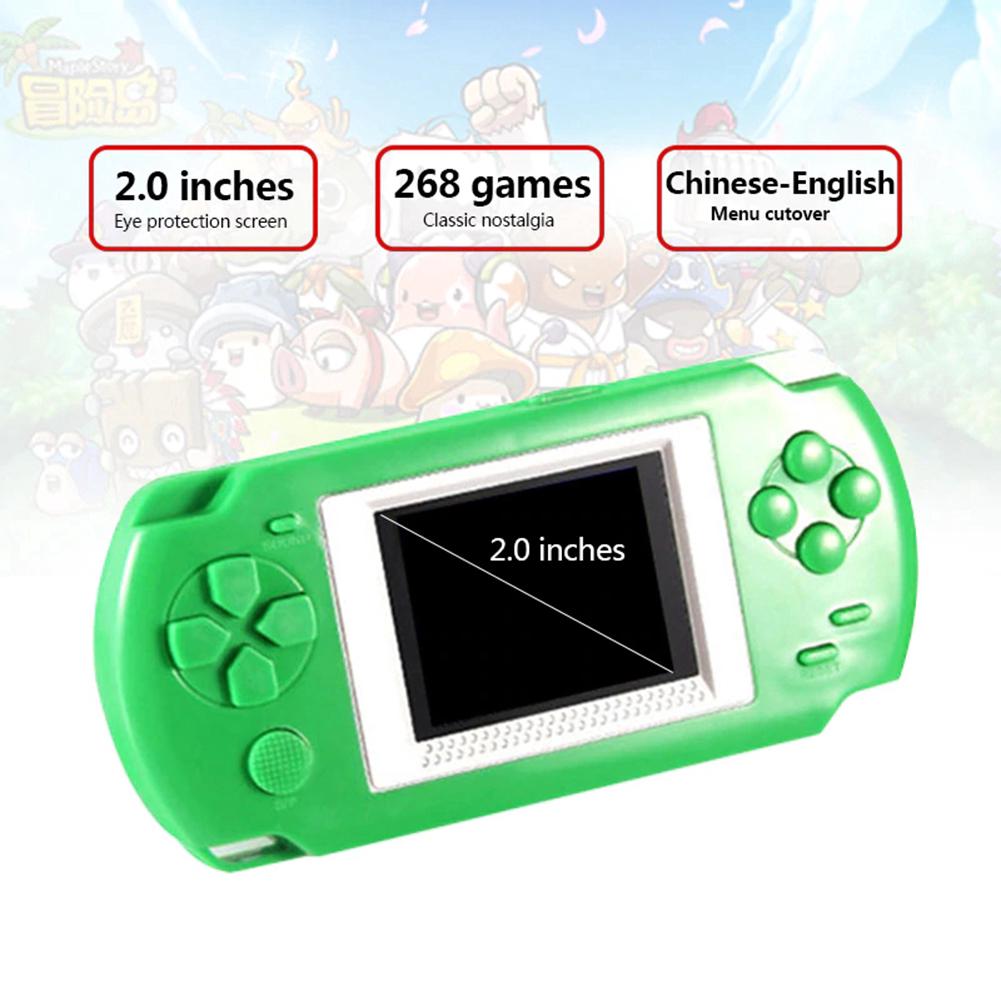 Ready Portable 2.0'' Color screen Video Games Consoles 268-in-1 Classic Games Handheld Game player children's Puzzle Games Ⓡ