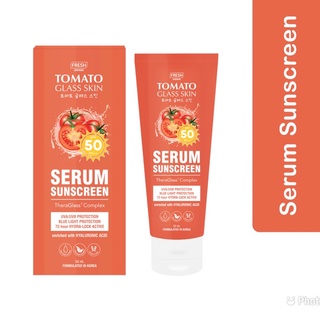 FRESH SKINLAB TOMATO GLASS SKIN Serum Sunscreen 10ml (3)