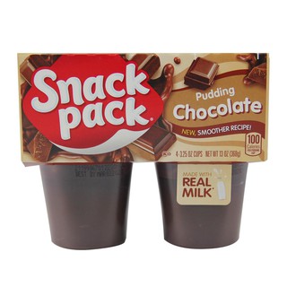 Snack Pack Pudding Chocolate 3.25ozx4