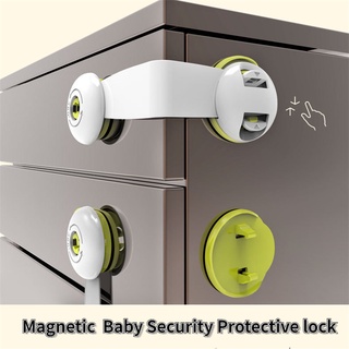 Magnetic Drawers Baby Locks Refrigerator Safety Buckle Cupboard Lock Children Security Protective lock