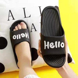 2021 new Slippers Home bathroom slippers Soft-soled non-slip couple slippers thick-soled summer