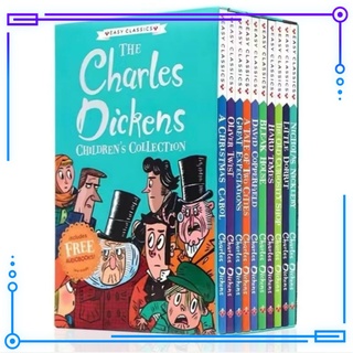【Ready Stock】 Charles Dickens children's collection of 10 sets of youth stories（paperback）