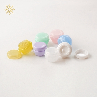 1 pcs 5G/5ML Empty Container Jars with MultiColor Lids for Powder Makeup, Cream, Lotion, Lip Balm , Cosmetic Samples YIYUE