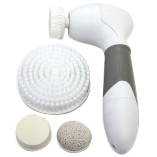 4 in 1 Waterproof Rotating Face Facial Body Brush Shower Bath Cosmetic Brush Scrubber