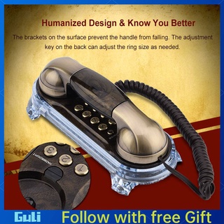 [READY STOCK] Corded Telephone Antique Retro Wall Mounted Phone Landline