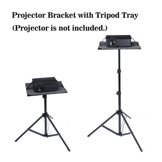 ▲▣T160 Projector Tripod Stand Foldable Laptop Tripod Projector Bracket with Tripod Tray Multifunctio
