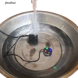 [Jinzhui] 2W Powerful Submersible Water Pump with LED Light Adjustable Water Flow Fountain Hot sell (5)