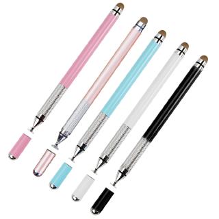 Universal Drawing Capacitive 2 In 1 Touch Screen Metal Smooth Writing Stylus Pen