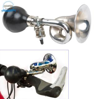 ✨qswba Retro Bike Bell Metal Twist Loudspeaker Siren Hooter Snail Air Horn For Cycyling Bicycles