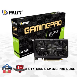 Palit GeForce GTX 1650 Gaming Pro Dual Video Graphics Card
