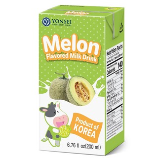 Yonsei Melon Flavored Milk 190ml