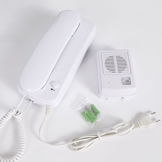 Ready Stock/☫♝♘✧Wired intercom phone hands-free home door villa non-visual two-way doorbell pager