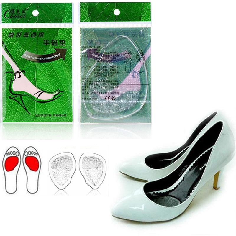 Silicone Transparent High Heel Feet Front Pads