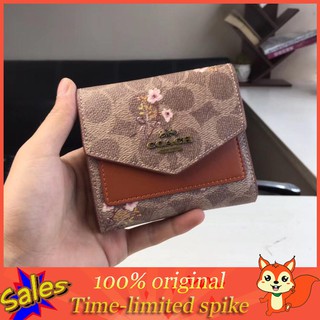 Women's wallet short wallet F67246 tri-fold wallet