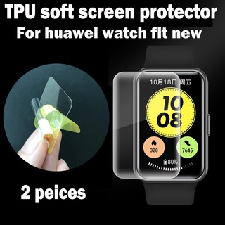 Huawei watch fit new Soft Clear TPU screen protector Huawei watch fit new smart watch Full Screen protective film