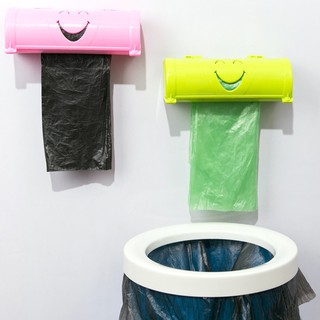 Wall Mount Carrier Bag Storage Containe Smile-Face (4)