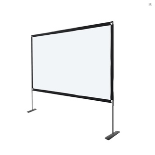 YOYO 100-inch 16:9 Projector Screen Outdoor Bracket Projection Screen Folding Projecting Screen Home