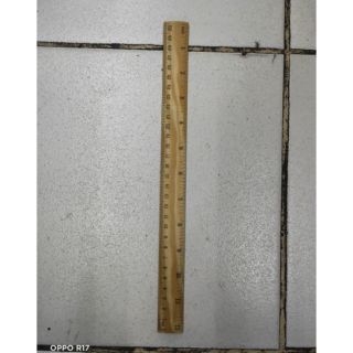 ruler wood 20 cm one pcs