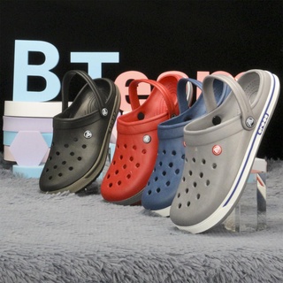 Crocs platform high-heeled sandals Thick bottom slippers for men