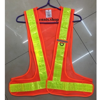 【Ready Stock】♛V-shaped reflective Vest can be hung with an ID