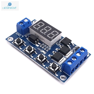 Trigger Cycle Timer Delay Switch 12 24V Circuit Board MOS Tube Control Module